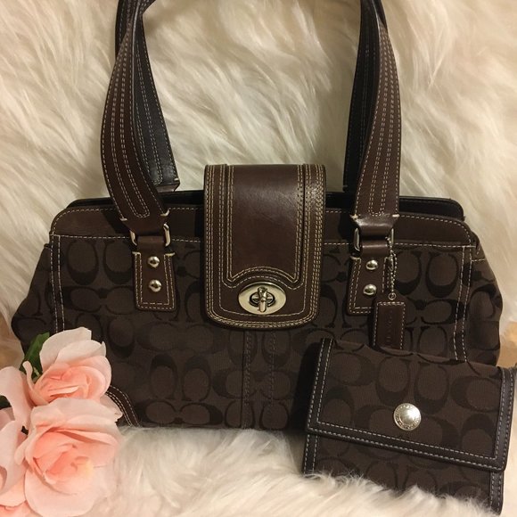 Coach Handbags - NWOT Coach Hamilton Satchel J0982-F13975  And Wallet Set PRICE FIRM PERIOD TY!